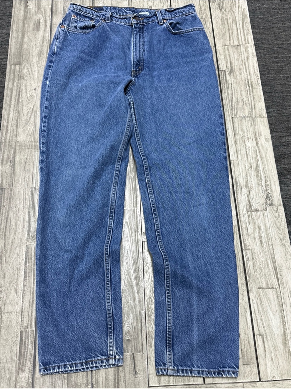 Vintage Levi's 512 Women's Jeans Size 14 Reg Slim Fit Straight Leg M Made USA